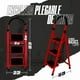 thumbnail image 2 of Escalera De Acero Tubular Tipo Tijera Plegable 3 Escalones Rojo, 2 of 6