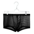thumbnail image 2 of Mens Underwear Men Casual Fashion Solid Underwear Mesh Striped Boxer Breathable Hip Shorts, 2 of 3