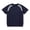 A58-Navy, variant on Mens Athletic Short Sleeve T Shirts Casual Round Neck Loose Tops Raglan Mesh Color Block Summer Running Tees