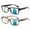 1 Black 1Demi, variant on JOSCHOO 2 Pack Progressive Multifocal Reading Glasses Men Women Blue Light Blocking Reader