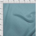 thumbnail image 3 of oneOone Velvet Teal Blue Fabric Christmas Diy Clothing Quilting Fabric Print Fabric By Yard 58 Inch Wide, 3 of 4