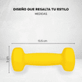 thumbnail image 3 of Set de 2 Mancuernas Hexagonales X-Rush de 2 lb (4 lb) con Recubrimiento de Neopreno Amarillas, 3 of 7