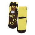 thumbnail image 2 of No Show Socks Womens Winter Warm Non Slip No-Show Cozy Crew Compression Socks Brown, 2 of 7