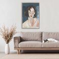thumbnail image 2 of Stupell Industries Abstract Vintage Female Gray Framed Floater Canvas Wall Art design by casa cartissi, 31 x 21, 2 of 9