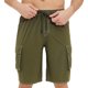 thumbnail image 4 of Ceisia Men's Spring Summer Solid Color Gift Elastic Waist Drawstring Swimming Trunks - Lightweight Beach Casual Pocket Shorts, 4 of 8