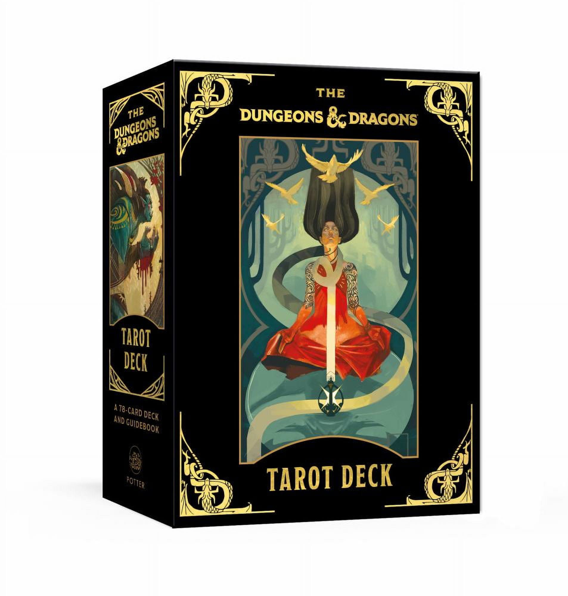 Dungeons & Dragons Tarot Deck: 78-Card with Guidebook - Walmart.com