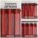 thumbnail image 3 of Cortinas MIULEE de lino rojo de 160 x 160 cm con 2 paneles para cocina, 3 of 7