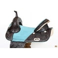 thumbnail image 4 of HILASON Western Horse Treeless Trail Barrel American Leather Saddle | for Horses, 4 of 7