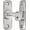 Silver, variant on 90/180 Degree Barn Door Lock - Zinc Alloy Right Angle Door Lock Latch, Flip Gate Latches Hardware，for Cabinets,Barn Door,Bathroom,Garden Doors,Sliding Door Latch Gate Latches