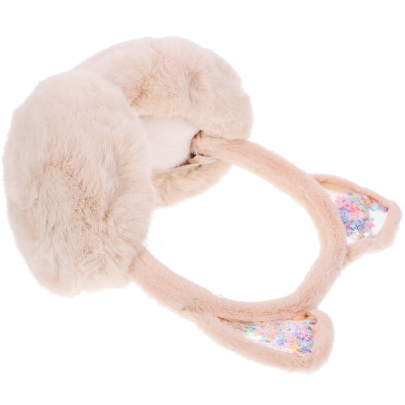 HAMPPLIES 1Pack Ear Warmers Plush Earmuff for Girls Cold Weather Protection