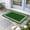 Green, variant on Green Greek Key Door Mat Indoor Outdoor, Geometric Greece Ancient Farmhouse Geo Non Slip Welcome Mat with Rubber Backing, Absorbent Fabric Front Door Mats Entryway Rug for Home Patio Entrance 18"x30"