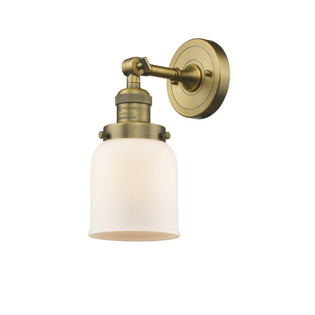 

Innovations Lighting 203 Small Bell Small Bell 1 Light 10 Tall Bathroom Sconce - White