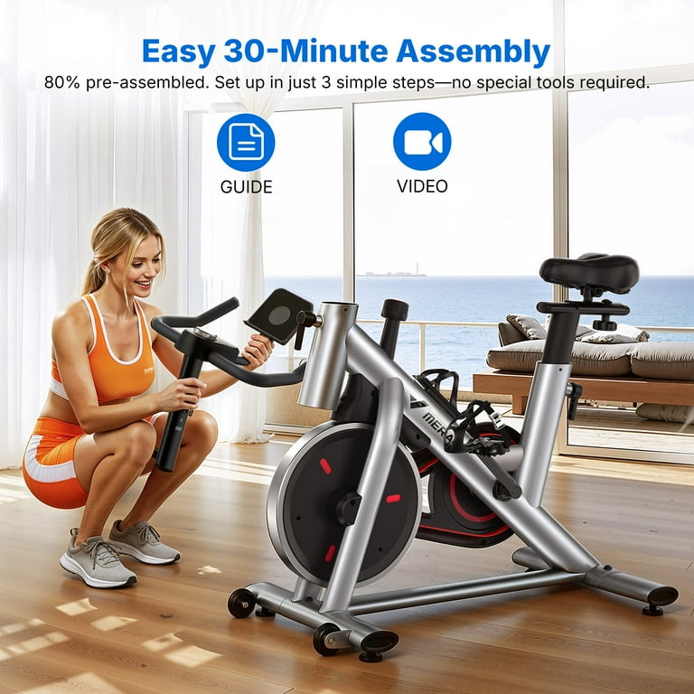 Fitness Equipment Resistance Levels On Spin Bike MERACH S26