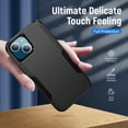 thumbnail image 5 of For iPhone 14 6.1 Inch Case Compatible Wireless Charging, Tough Rugged Heavy Duty Dual Layer Shockproof Full-Body Protective Anti-Scratch Anti-Drop Case for Apple iPhone 14,Black, 5 of 6