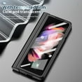 thumbnail image 4 of TECH CIRCLE Compatible Transparent Case for Samsung Z Fold 4 Case Clear with Pen Holder,Full Protective Cover with Screen Protector Plating Case for Galaxy Z Fold 4 5G with Stylus -Black, 4 of 6