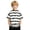 White, variant on YAYUBA Boy Tops Size 6-7 Crew Neck Cartoon Print Back To School Short Sleeve Tee for Toddler Cotton Beach Shirt Preppy Tees Shirts for Youth Boys Girls, 3-4 Years, Orange