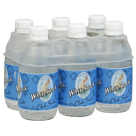 White Rock Club Soda, 60 fl oz, (Pack of 4)