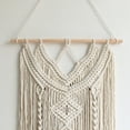thumbnail image 4 of Cateissary Tapiz colgante de pared de macramé duradero de algodón para tapiz de macramé duradero Simple y elegante Decoración del hogar, 4 of 6