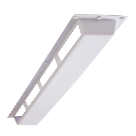 Commercial 2-Way Air Deflector Cover for 4 ft. Linear Diffuser OD: 48"L X 7"W FITS: 48" L X 2 3/4" W UP TO AND INCLUDING 4 3/4" W. MULTIPLE SIZES IN ONE UPC: 704907294332
