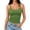 Green, variant on Women Built in Bra Tank Tops Sleeveless Round Neck Spaghetti Strap Active Fit Built-in Bra Dressy Casual Shirts Plus Size Stretchy Basic Going Out Vacation Undershirt,Light Blue,XXL