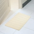 Njshnmn Bathroom Rugs And Mats NonSlip Memory Foam Bath Mat, 24"X16