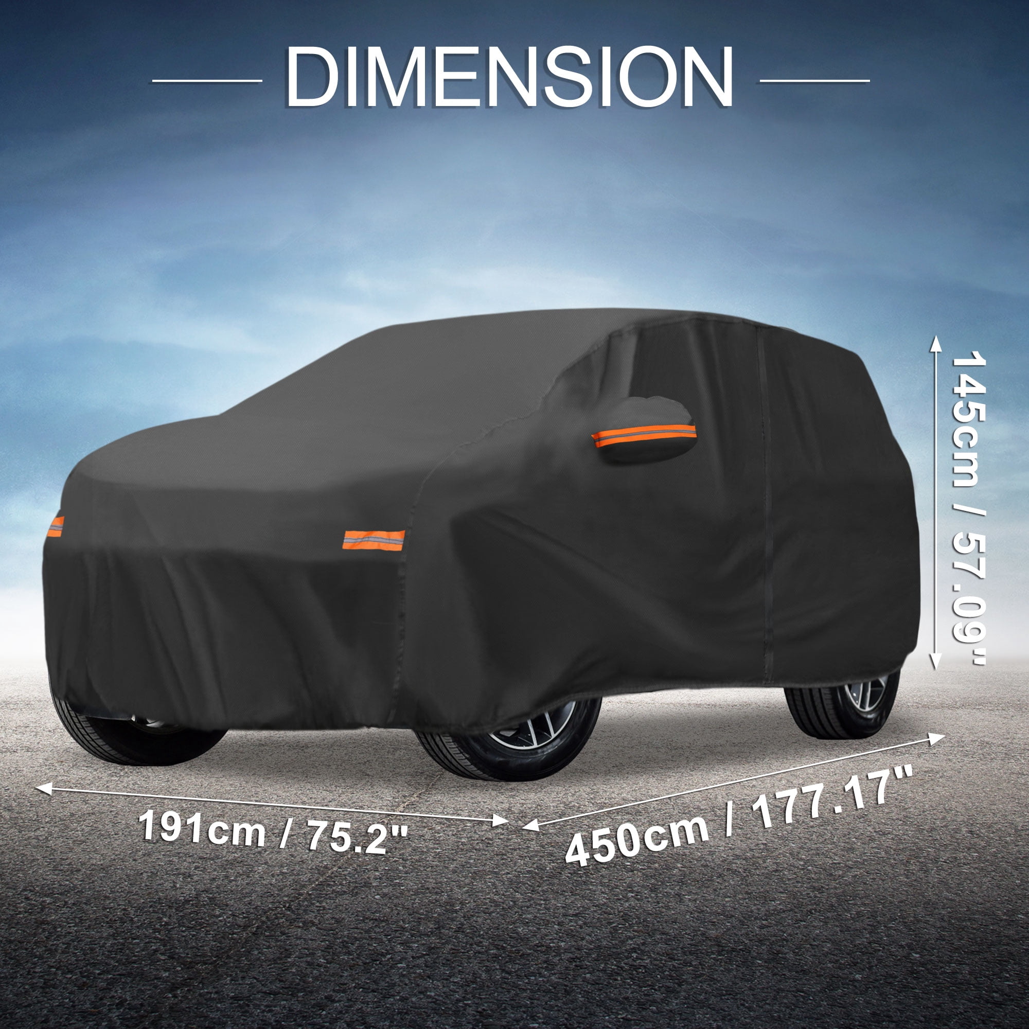 Unique Bargains 210D-PU Car Cover for Volvo XC40