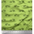 thumbnail image 1 of Soimoi Crepe Silk Fabric Bull Dog Fabric Prints by Yard 42 Inch Wide, 1 of 3