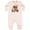 Natural Heather, variant on My Grammy Loves Me Bear Grandchild Baby Fleece Romper
