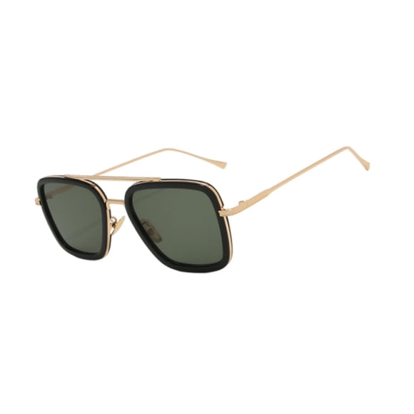 Gafas de Sol Polarizadas para Mujer Cuadradas con Lentes Polarizadas y Montura Metálica Ligeras Adecuadas para Conducir Ciclismo Pesca Senderismo