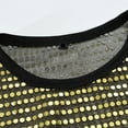 thumbnail image 5 of Wavsuf Mens Shirts Short Sleeve Summer Crew Neck Gold T-Shirts Size 3XL, 5 of 6