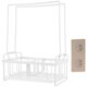 thumbnail image 5 of Soporte para esponja de cocina, escurridor de esponjas sin clavos, soporte para paños de cocina de pared, 5 of 7
