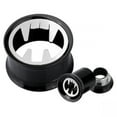 thumbnail image 1 of Vampire Teeth Icon Internal Thread Flesh Tunnel Plug, 1 of 1