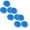 Blue, variant on 3 Pcs Durable Dish Scrubbers Round Plastic Pad for Dishes Plastic Pot Round Scrubber Scouring Pad Dish Scourers Plastic Mesh Scouring Dish Pads Reusable for Kitchen Cleaning, 3.15"x3.15", Blue