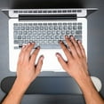 thumbnail image 7 of Holloyiver Computer Keyboard Wrist Rest, Wide Keyboard Wrist Support, Soft Memory Foam Desk Typing Arm Rest Pad for Keyboard Laptop, Anti-Slip Computer Palm Rest, Wrist Pain Relief, 7 of 7
