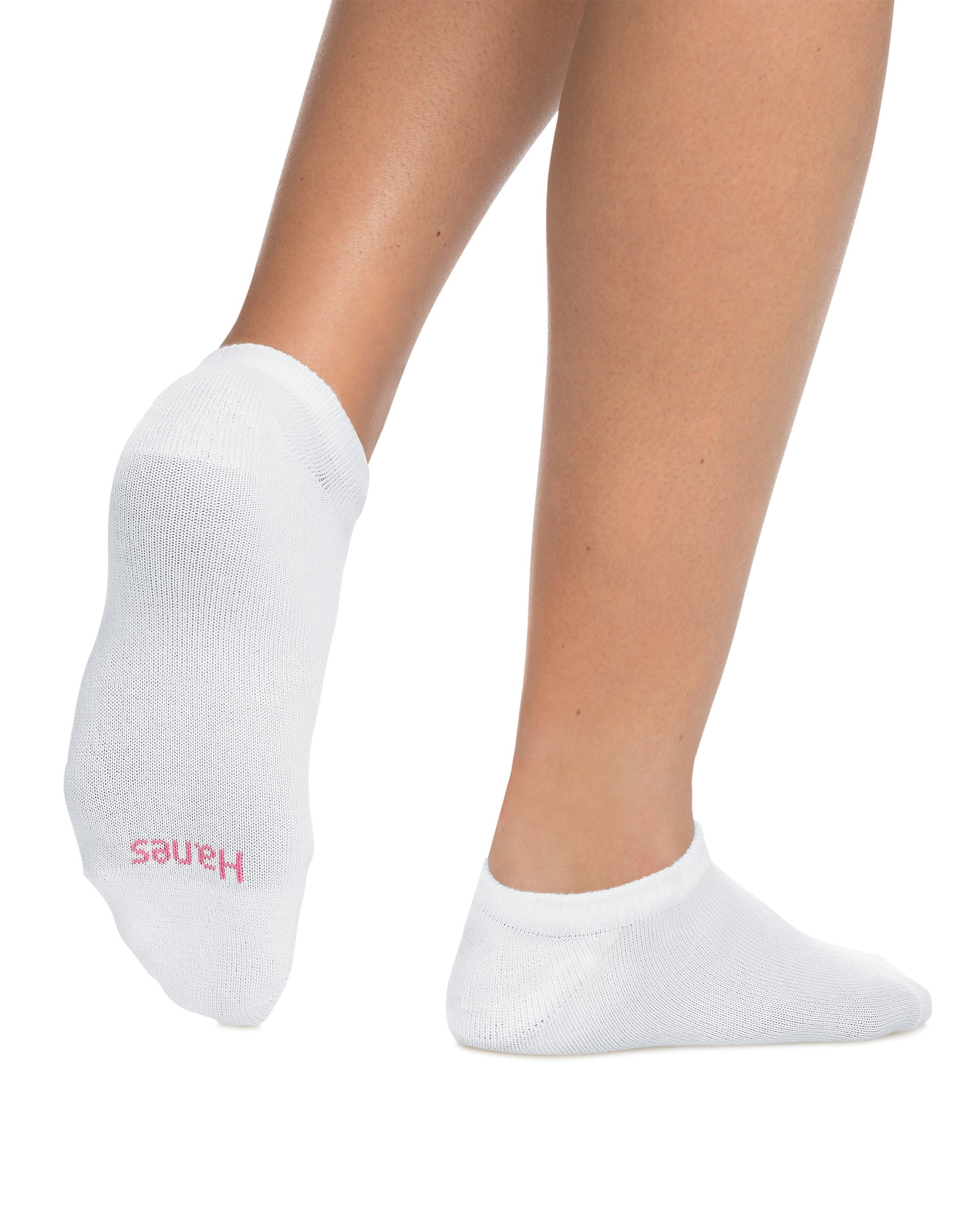 Hanes Ultimate Women's No-Show Socks 6-Pack - Walmart.com