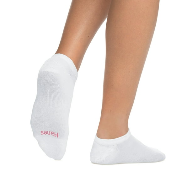 Hanes Ultimate Women's No-Show Socks 6-Pack - Walmart.com