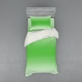 thumbnail image 2 of Ambesonne Ombre Bedding Set 4 Pcs, Moss Leaf Spring Theme, Queen, Green, 2 of 3