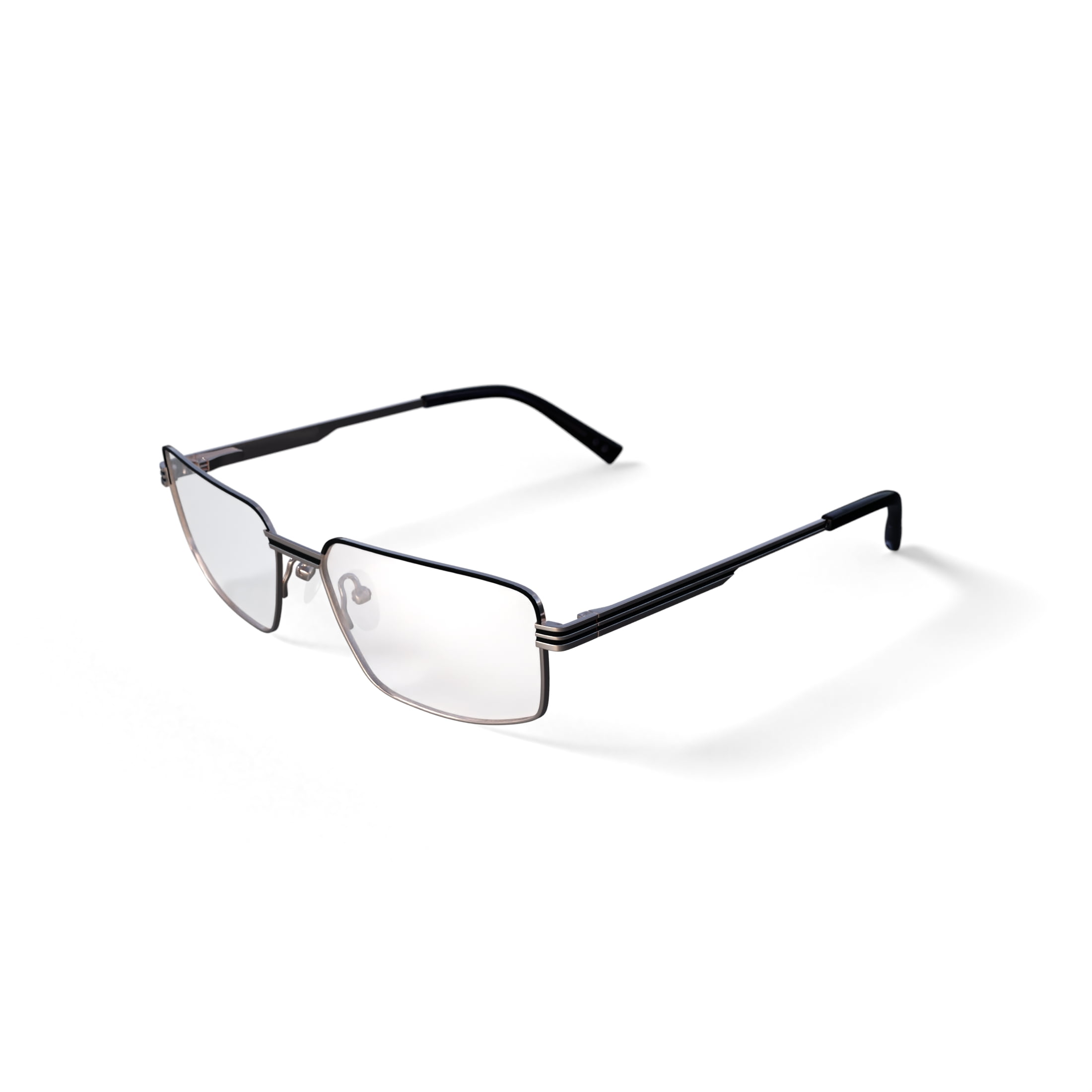 Reverb Men's RVMO5157 Prescription Eyeglasses with Case, Black Gold