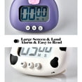 thumbnail image 2 of Yeacher Digital Kitchen Timer Cute Animal Timer with Strong Magnet Back Stand Loud Alarm Large Screen Cooking Timer Clock for Time Management Workout Baking Egg Timer, 2 of 8