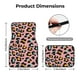 thumbnail image 5 of Fotbe Leopard Juego de 4 Tapetes para Auto con Estampado – Alfombrillas de Goma Reforzada, Diseño Antideslizante, Protección para Todo el Año – Vehículos, Autos, Camionetas y SUVs, 5 of 7