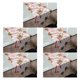 thumbnail image 2 of Ounissouiy Camino de Navideño Frutos Rojos Sombrero Anciano Cabeza Burdeos Flores Blancas Type2 NO2, 2 of 6