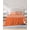 Orange, variant on 3 Piece Twin Sheet Set Orange Anchor Sheets Set for Twin Size Bed, Breathable Soft Microfiber Bed Sheets Cooling Modern Nautical White Geometric Stripes Fitted Sheet Deep Pocket, Pillowcases