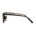 thumbnail image 4 of Thin Plastic Rectangular Horn Rim Blue Light Filtering Computer Eyeglasses Tortoise, 4 of 4