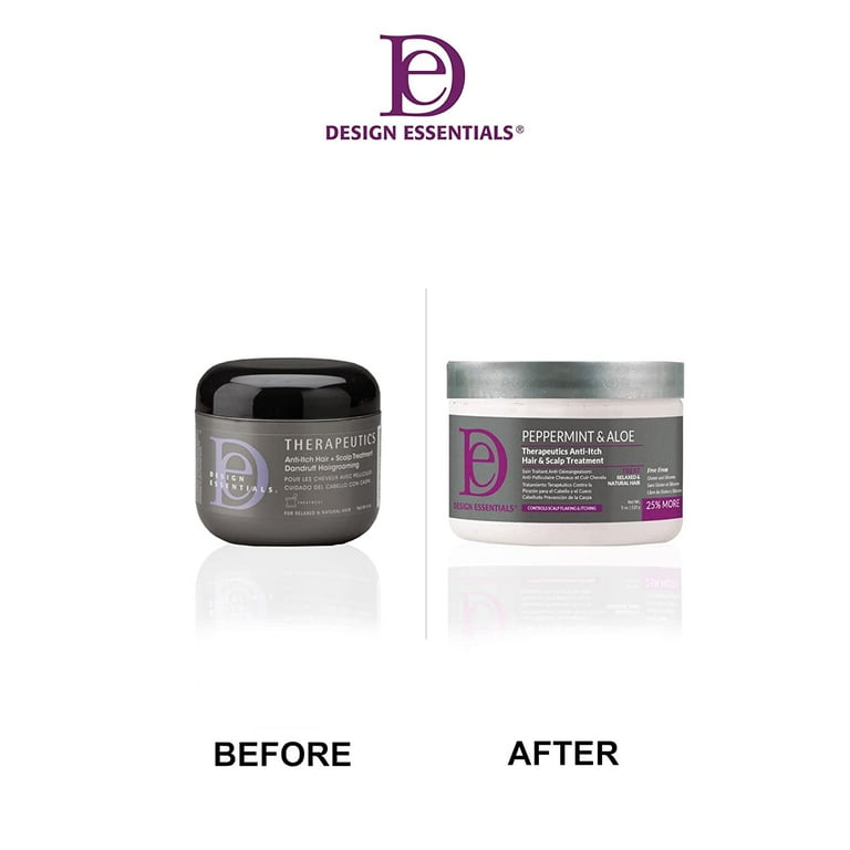 DESIGN ESSENTIALS Peppermint & Aloe Therapeutics Anti-Itch Hair & Scalp Treatment (5oz) DESIGN ESSENTIALS Peppermint & Aloe Therapeutics Anti-Itch Hair & Scalp Treatment (5oz)