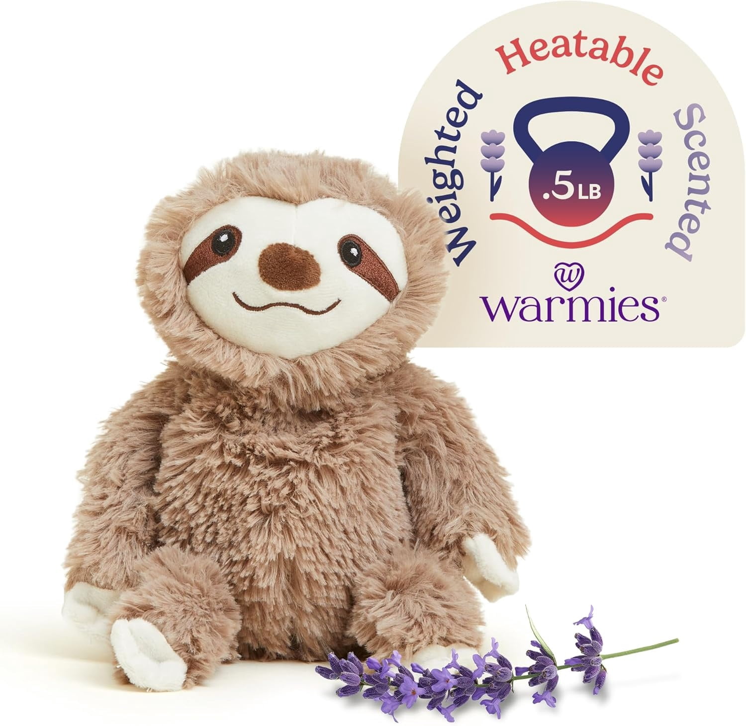 WARMIES Cozy Plush Puppy Junior - Microwavable Heated Warmer Toy