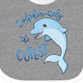 thumbnail image 4 of Inktastic Dolphin-itely the Cutest Boys or Girls Baby Bib, 4 of 4