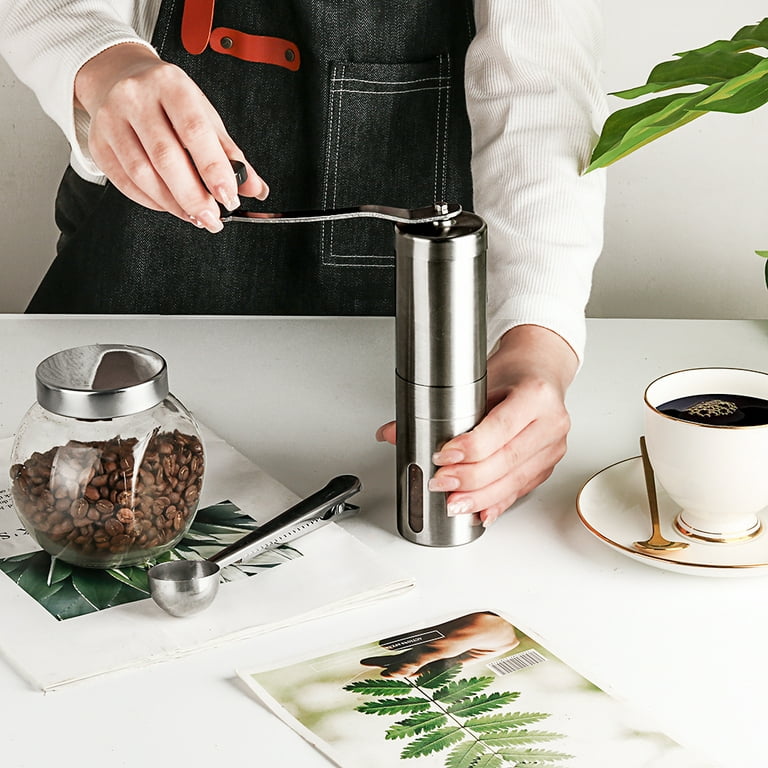 i Cafilas Manual Coffee Grinder with Ceramic Burr, Portable Hand