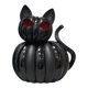 thumbnail image 4 of Estatua de resina de gato de Halloween con calabaza, figura decorativa práctica y realista S, 4 of 9