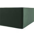 thumbnail image 6 of Novogratz The Flower Kids Ottoman Pouf, Bottle Green Velour, 6 of 9