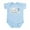Sky Blue, variant on CafePress - I'm Huge In Ecuador Infant Bodysuit - Baby Light Bodysuit, Size Newborn - 24 Months